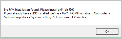 Intall Java Error Java Virtual Machine Lasopamedical